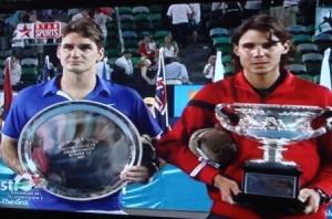 Runner up R. Federer & Juara Australian Open 2009, R. Nadal